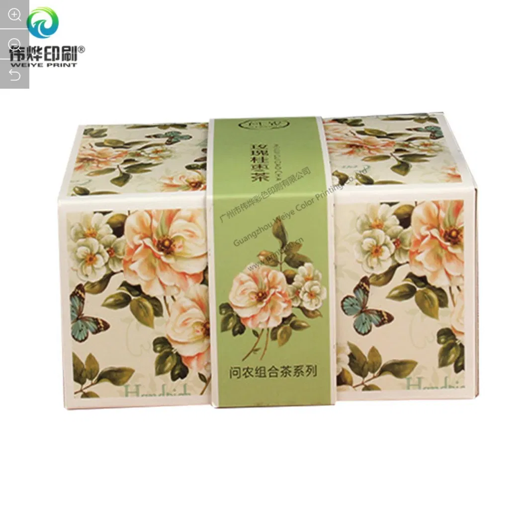 Custom Colorful Design Paper Printing Tea Packaging Box