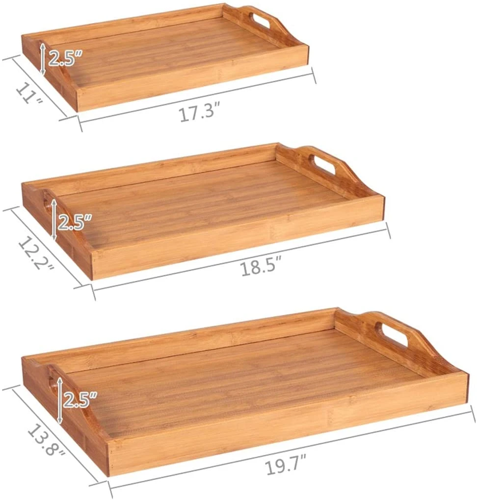 Wooden Serving Trays & Wood Tray with Handles