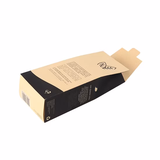 Caja de embalaje de té de impresión de papel de diseño colorido personalizado