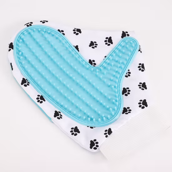 True Touch Deshedding Guante suave y eficiente para el cuidado de perros y gatos Guante Cepillo Mitt Deshedding Removedor de pelo para mascotas Guante de masaje para mascotas Cepillo de baño COM Esg10044