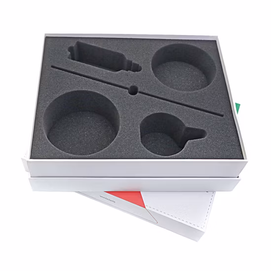 Caja de regalo de madera con embalaje de perfume de lujo impreso con logotipo de diseño personalizado